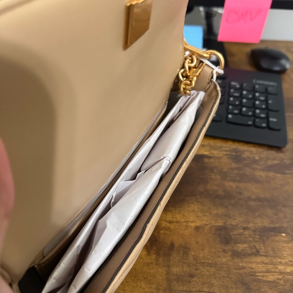 Tory Burch Kira Chevron Small Flap Shoulder Bag - Picture 4 of 6